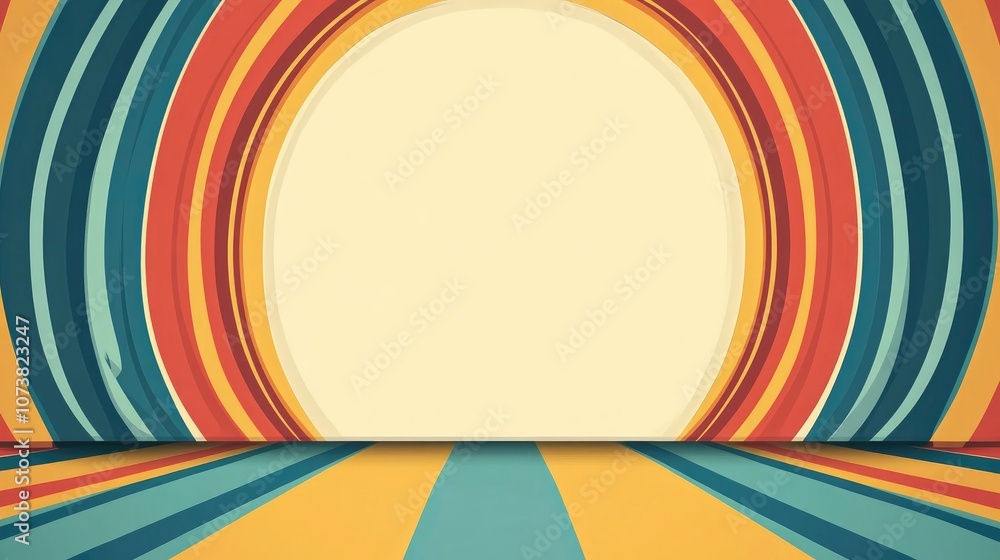 Poster Abstract backdrop featuring a blank area for customization and personalization of your message