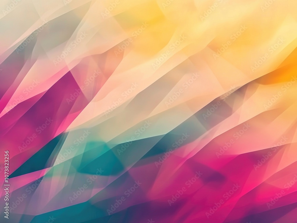 Aufkleber abstract geometric texture featuring a trendy blurred background with a gradient pattern ideal for m