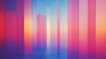 Trendy abstract geometric texture featuring a blurred background with a gradient pattern suitable for motion graphics labels interiors postcards or design projects