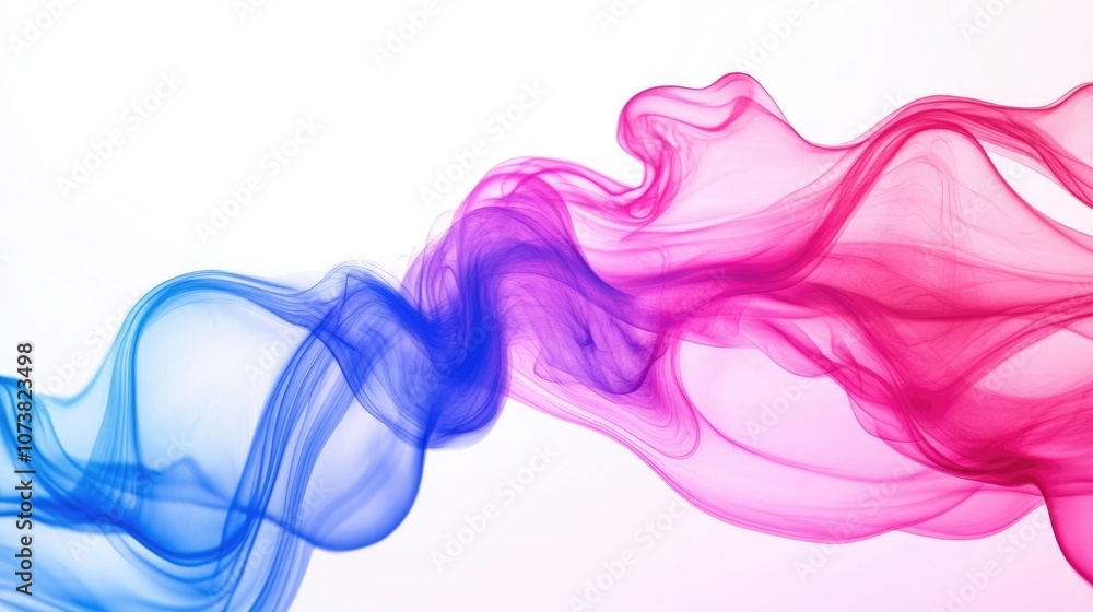 Poster abstract background featuring a flowing liquid color wave ideal for trendy design applications