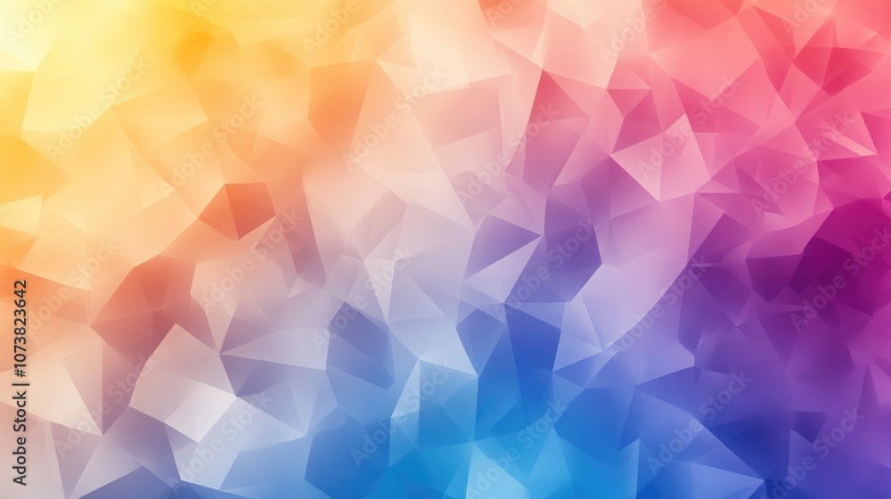Poster abstract geometric texture featuring a colorful blurred background with gradient effects ideal for g
