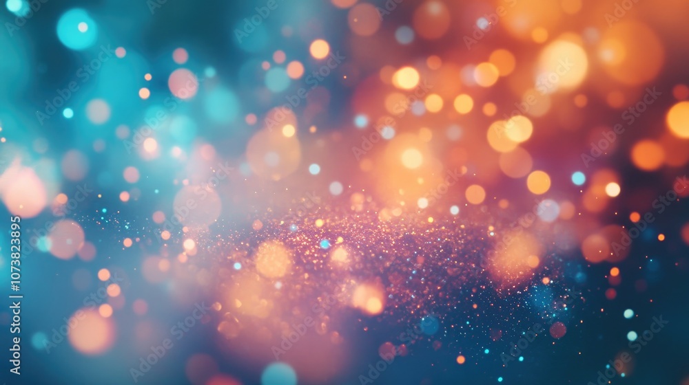 Poster abstract background art featuring a blend of colors light distribution bokeh effects and a blurred a