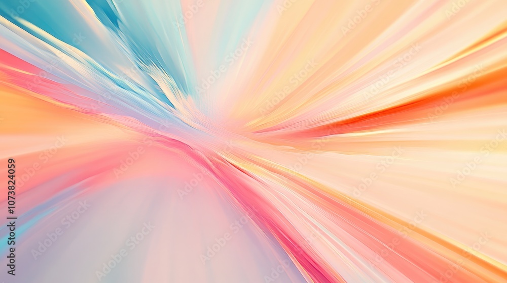 Poster stunning abstract background featuring a captivating zoom motion effect vibrant rays and smooth swoo