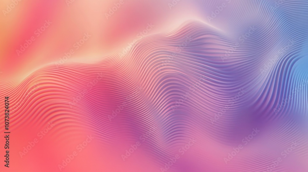 Poster trendy abstract geometric texture featuring a blurred background with a gradient pattern suitable fo