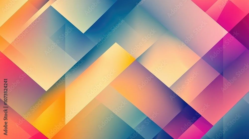 Poster colorful abstract geometric pattern suitable for backgrounds ideal for wallpapers pattern fills webs