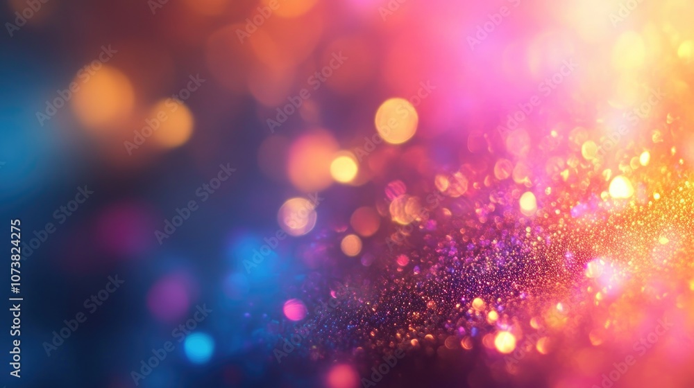 Poster abstract gradient background featuring holographic foil texture creating a vibrant and colorful defo