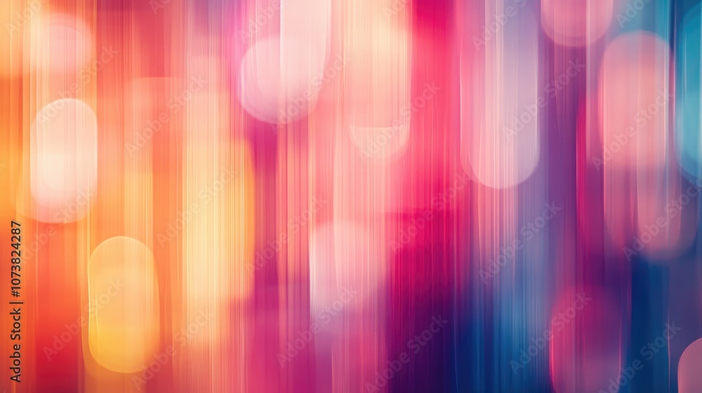 Poster abstract geometric texture with a modern blurred background featuring gradient illustrations and mot