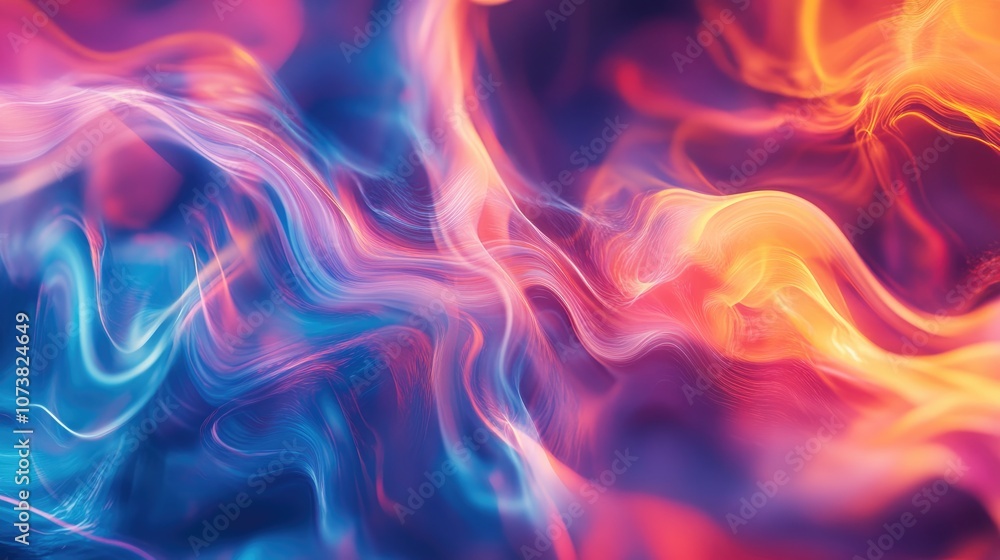 Poster abstract motion blur background featuring a colorful design suitable for web visuals wallpaper or il
