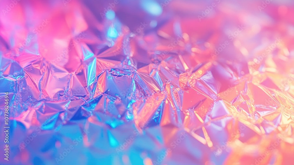 Poster abstract gradient holographic foil texture background with a creative defocused design suitable for 