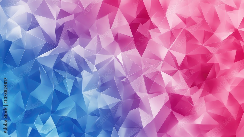 Poster abstract background featuring a chaotic arrangement of triangular polygon patterns