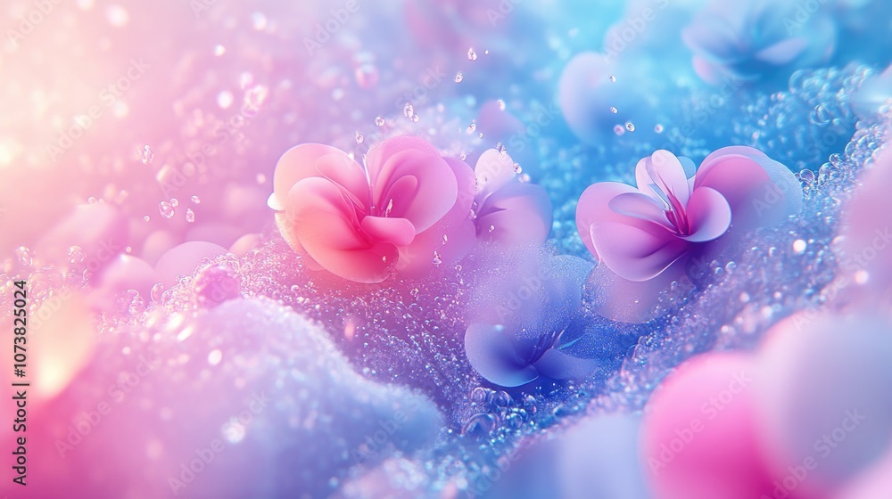 Aufkleber textured fantasy background ideal for imaginative creative and design projects 3d render suitable fo