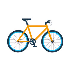 Obraz premium simple bicycle vector illustration isolated