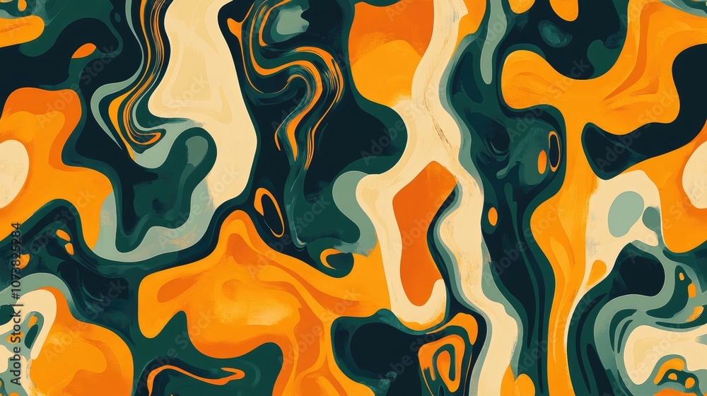 Aufkleber abstract background design featuring a trendy pattern suitable for fabric printing