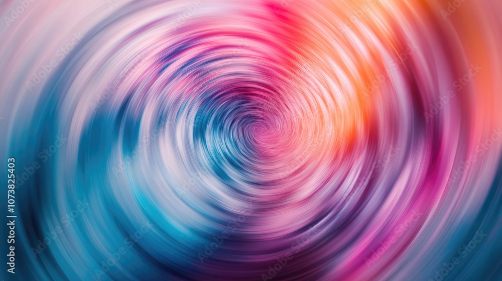 Poster colorful abstract geometric texture blurred gradient background motion illustration swirl pattern fo