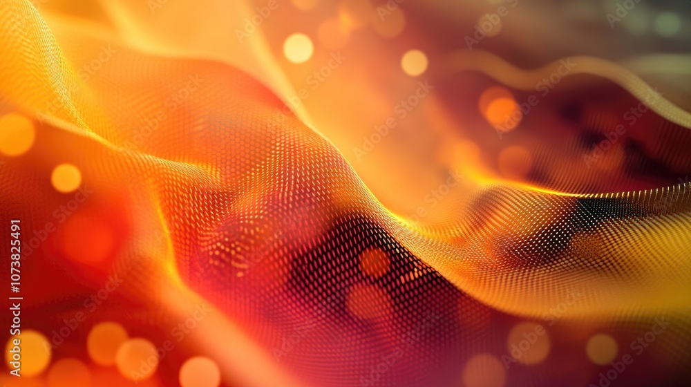 Poster fantasy abstract geometric texture featuring a modern blurred background and gradient illustration s
