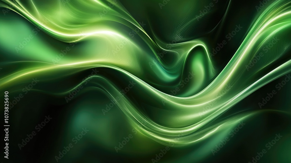 Poster smooth abstract green background with a blurred effect suitable for various design applications