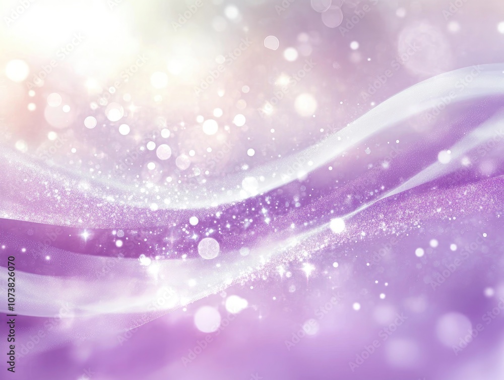 Aufkleber abstract shimmering background featuring purple and white colors with optical blur wavy patterns and