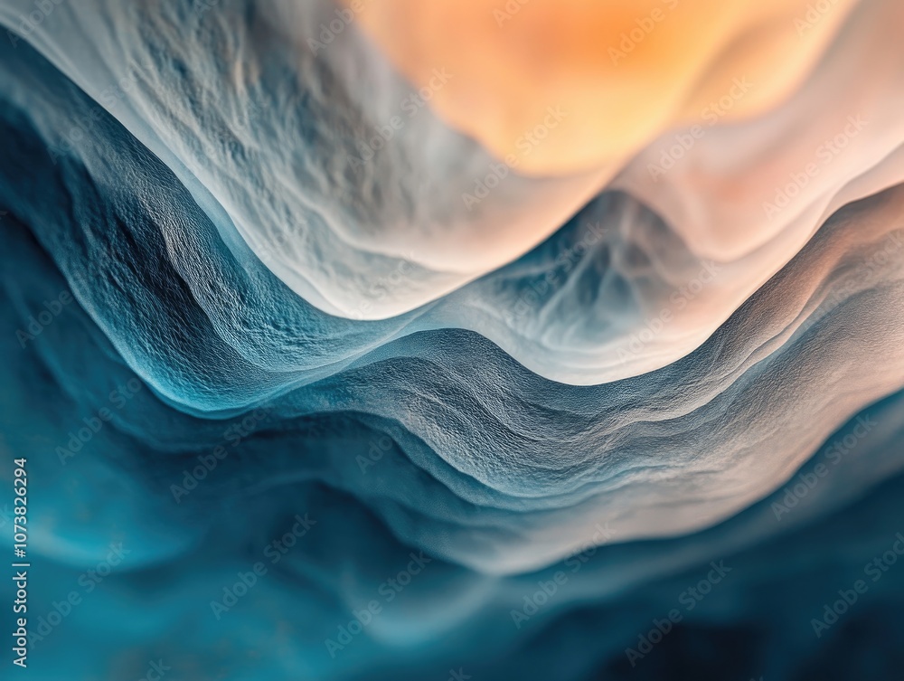 Poster abstract geometric texture featuring a modern blurred background with gradient illustration wave pat