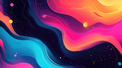 Abstract colorful background with space for text insertion