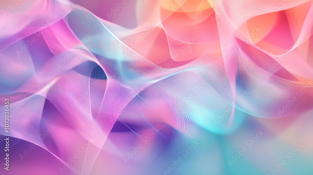 Poster fantasy abstract geometric texture modern blurred background gradient illustration dynamic pattern s