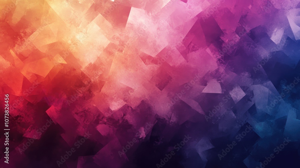 Poster beautiful abstract design featuring a fragmented and artistic background