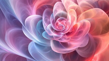 Stunning abstract design ideal for artistic projects greeting cards business materials and posters 3D illustration featuring computer generated fractals