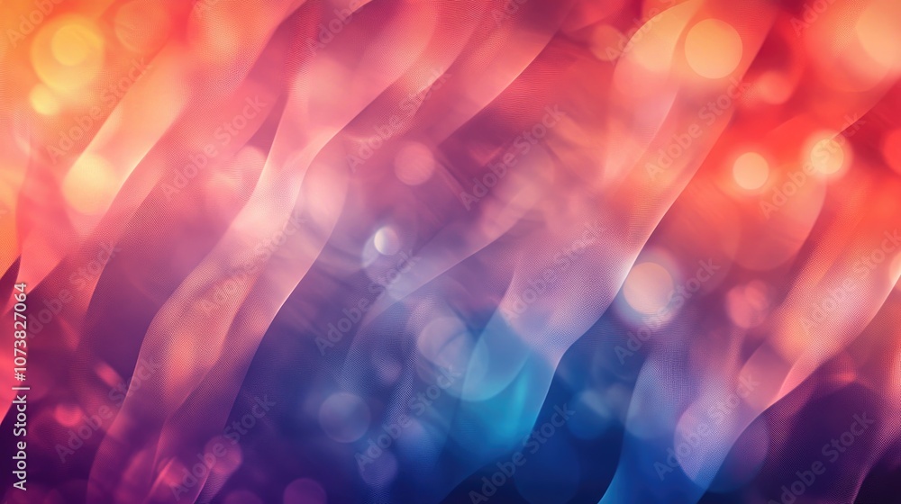 Poster fantasy abstract geometric texture featuring a modern blurred background with gradient illustration 