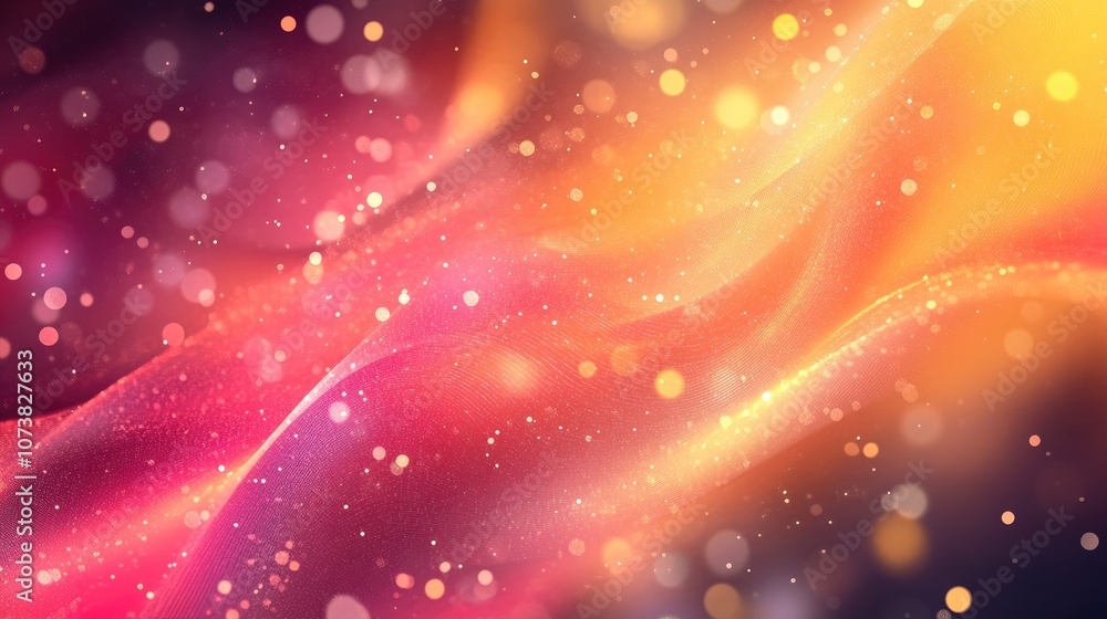 Aufkleber fantasy abstract geometric texture with a trendy blurred background featuring a gradient pattern and