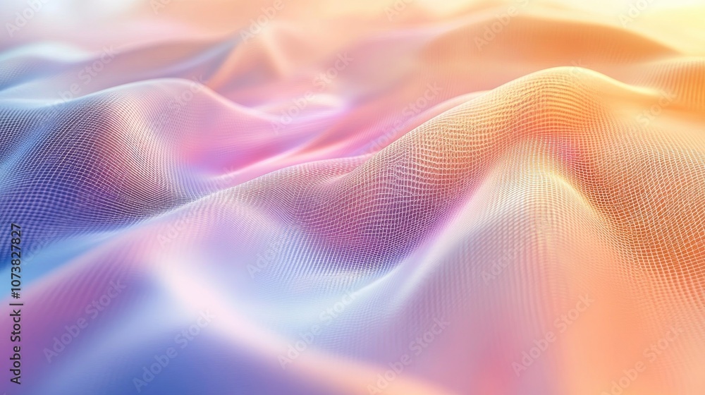 Aufkleber abstract geometric texture with a modern blurred effect featuring a gradient illustration and dynami