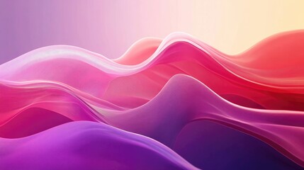 Abstract background featuring a flowing wave of liquid shades in purple red and magenta Fluid 2D cartoon illustration suitable for business presentations