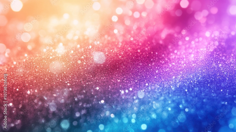 Poster abstract gradient background featuring holographic foil texture creating a vibrant and colorful defo