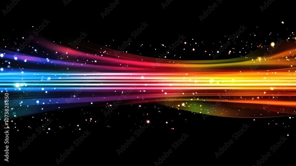 Poster vibrant abstract background representing data transmission concepts
