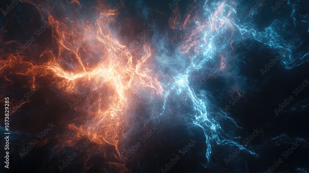 Poster abstract texture featuring electric fusion in a dynamic backdrop