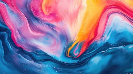 Obraz premium An abstract psychedelic background featuring vibrant iridescent colors