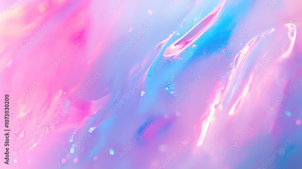 Poster vibrant color gradient background featuring noise abstract pastel holographic blurred texture with a