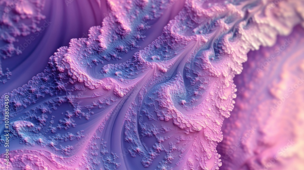 Poster computer generated fractal design featuring infinitely complex patterns that exhibit self similarity