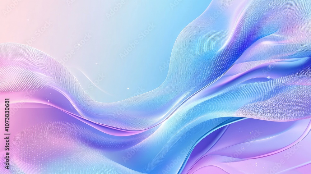 Poster abstract background featuring a hologram gradient stylish flyer design with a retro poster look pear