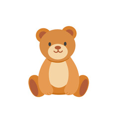 Cute Teddy Bear Clipart. Funny Teddy Bear Illustration. Smiling Teddy Bear Drawing.