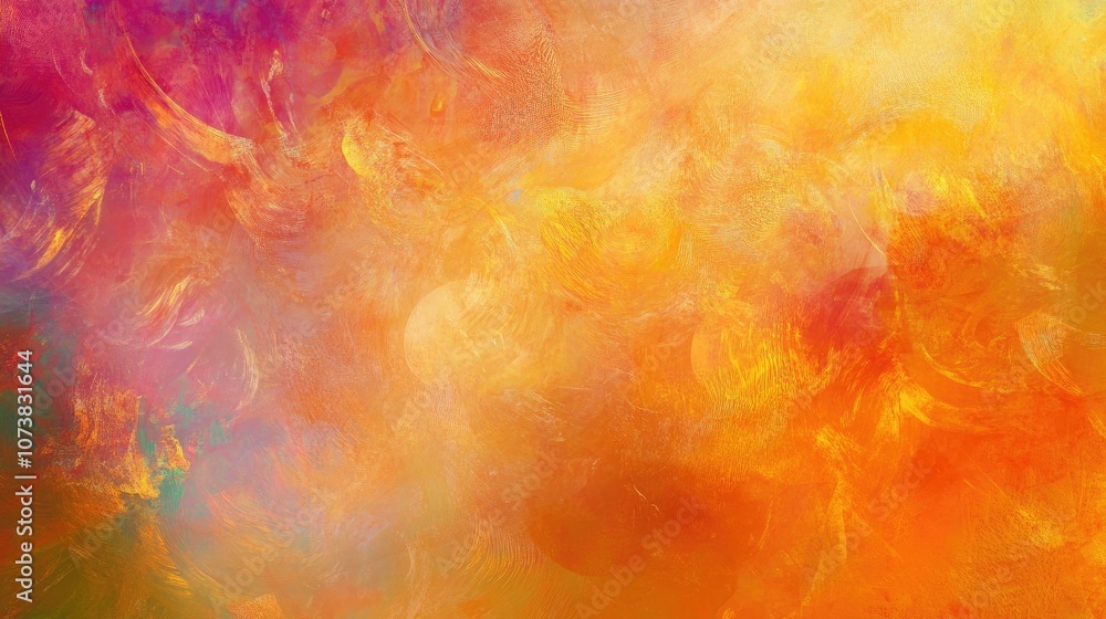 Poster psychedelic abstract fractal background created from blurred textures featuring brush strokes paint 