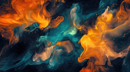 Fototapeta premium Vibrant and imaginative abstract backdrop Eye catching design Stock image