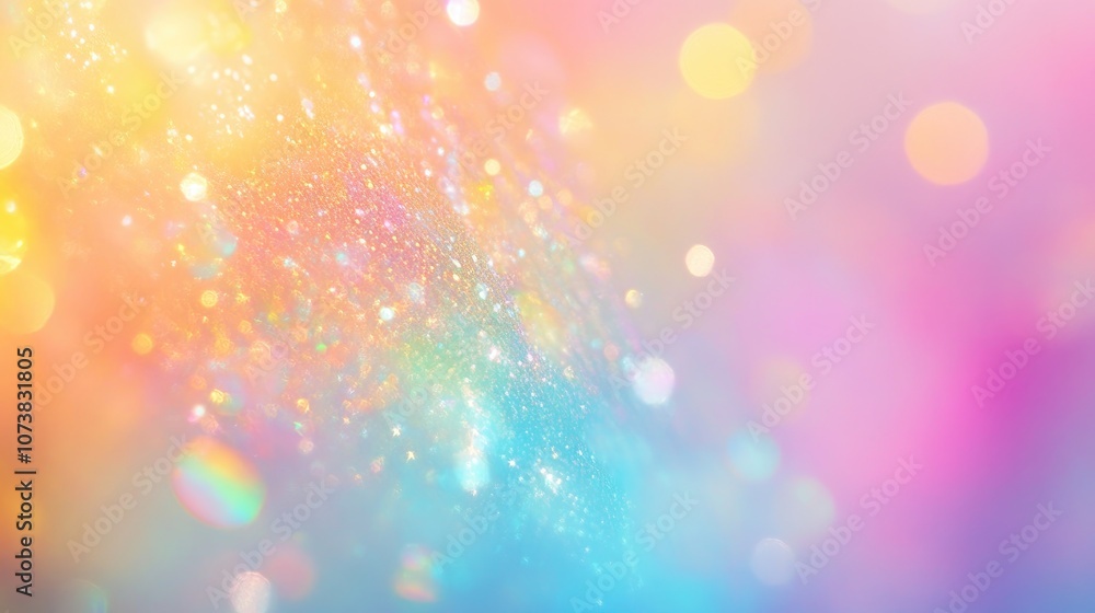 Poster vibrant color gradient background featuring noise abstract pastel holographic blurred texture with a