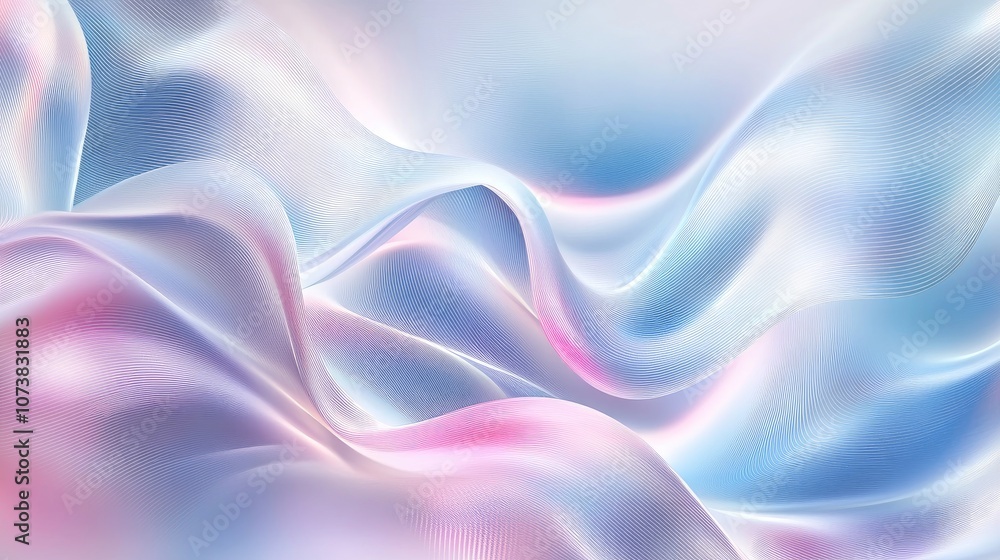 Poster fantasy abstract geometric texture with a modern blurred background featuring gradient illustrations