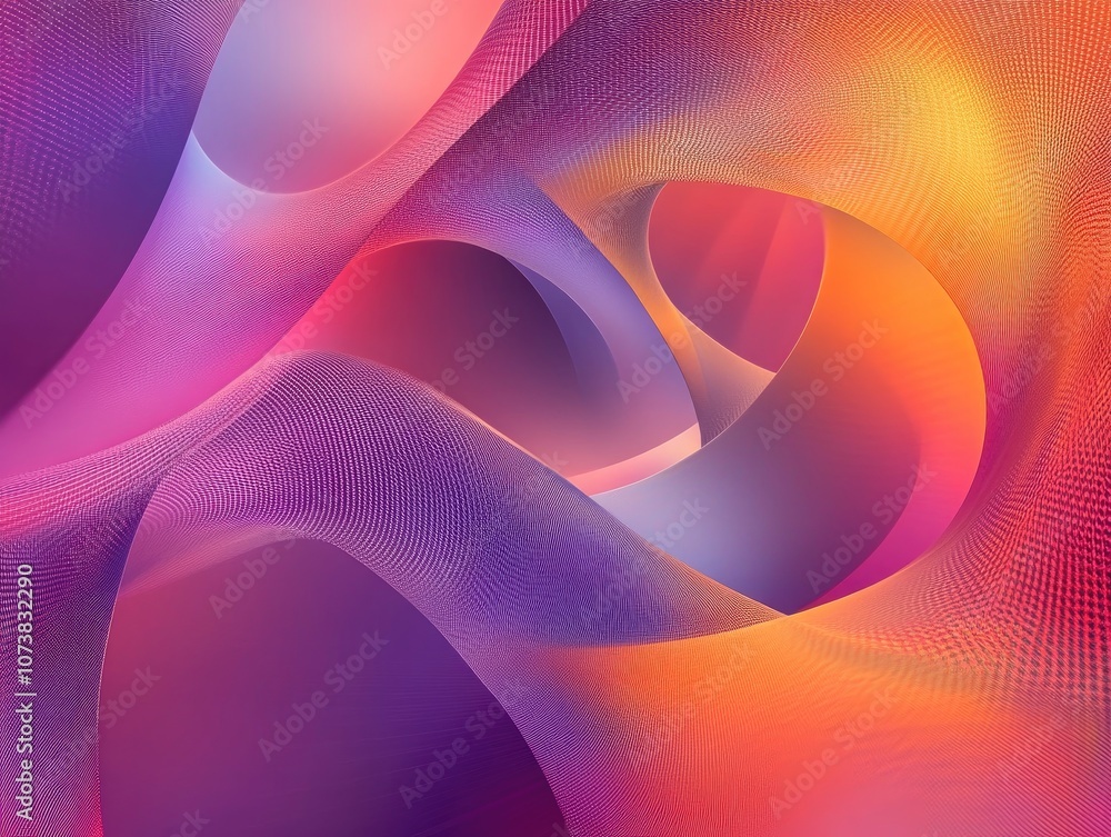 Poster abstract geometric texture modern blurred backdrop gradient pattern dynamic motion wallpaper twisted