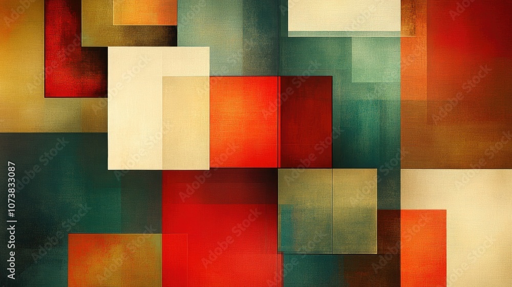 Poster abstract geometric background featuring blocks and rectangles suitable for texture wallpaper poster 