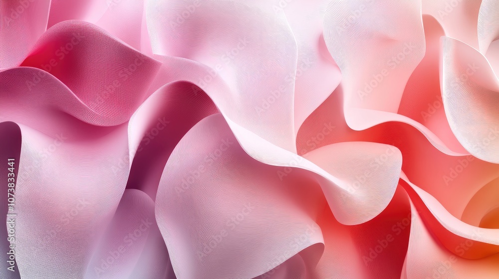 Poster fantasy abstract geometric texture with a trendy blurred background featuring a gradient pattern and