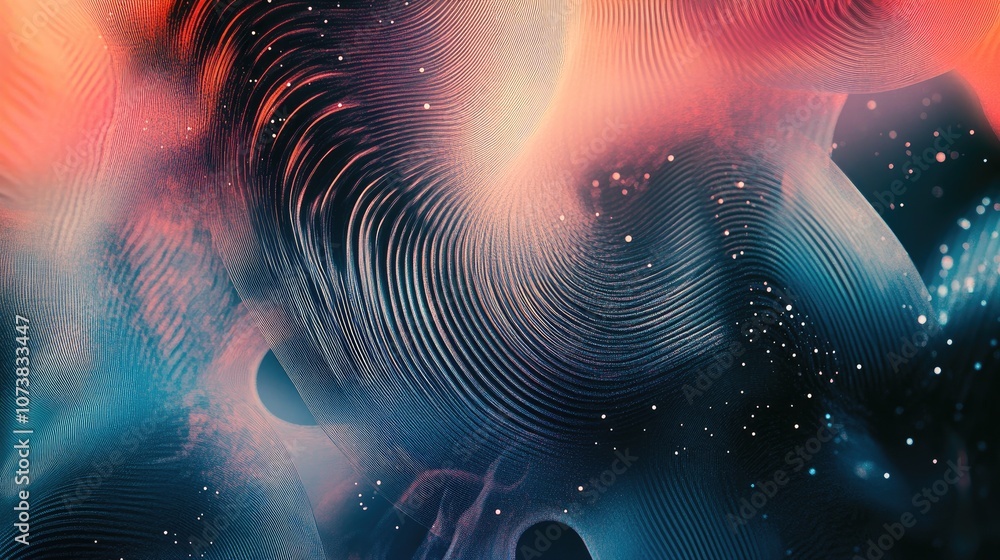 Poster abstract geometric texture featuring a modern blurred background with gradient illustrations motion 