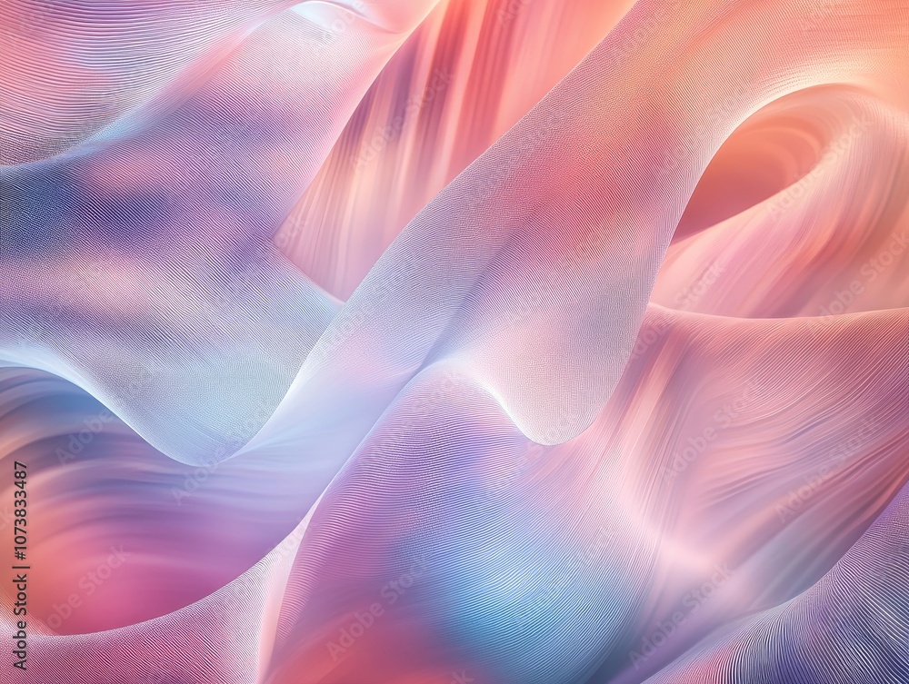 Aufkleber abstract geometric texture featuring a modern blurred background gradient illustration and swirling 