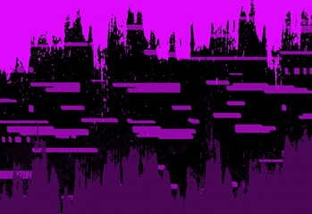 Obraz premium Cyberpunk geometry texture background