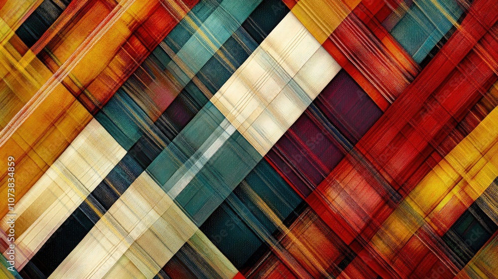 Poster colorful abstract background texture featuring intersecting striped patterns ideal for artwork fabri