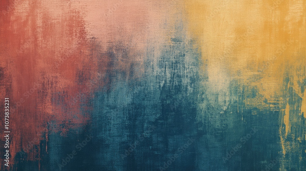 Poster abstract textured design featuring a rough dirty paint pattern on a modern vintage material surface 